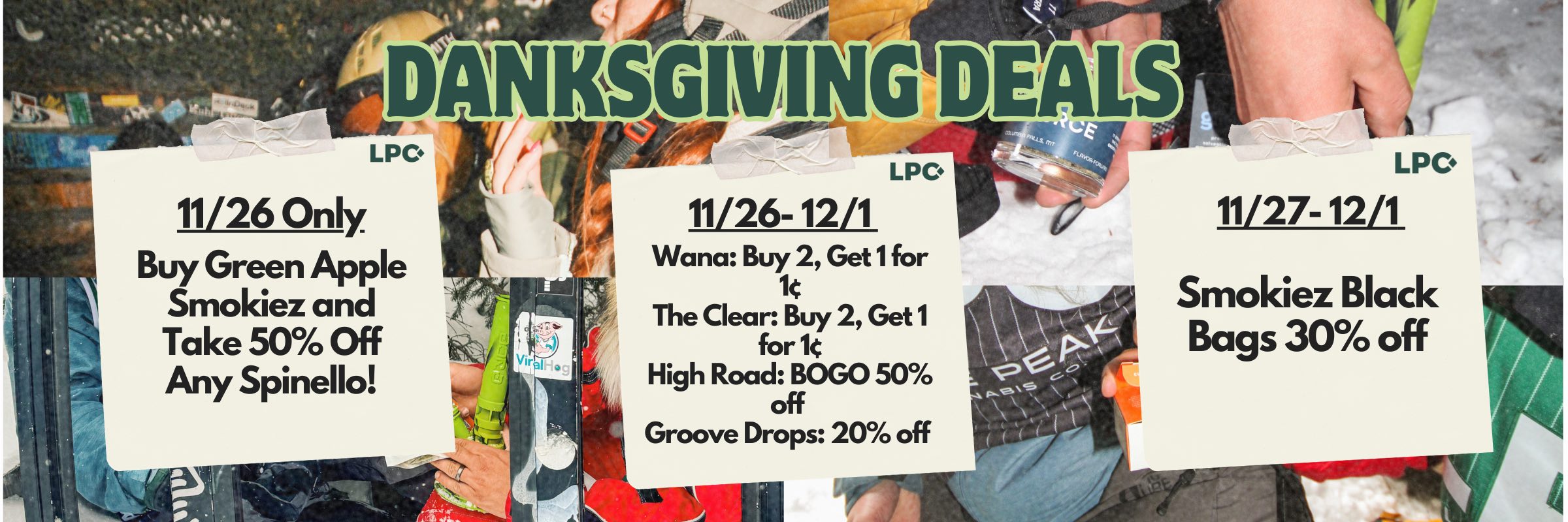 Green Wednesday LPC Deals